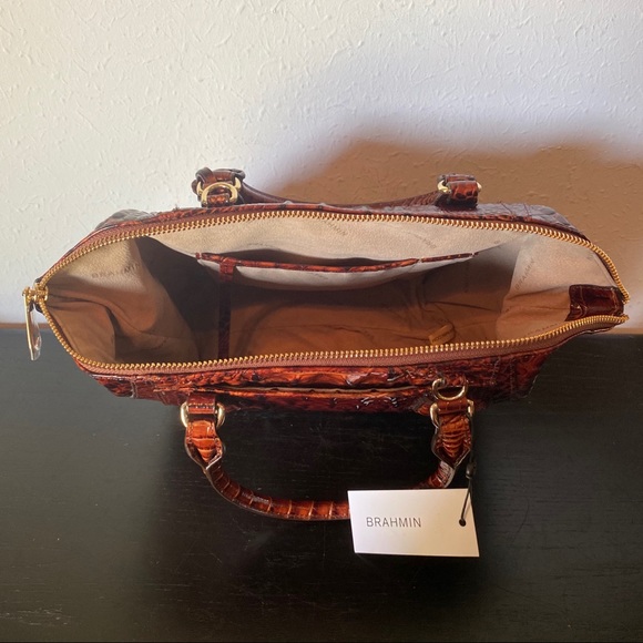 NEW! Brahmin Mini Camila In Pecan Color - Picture 8 of 14
